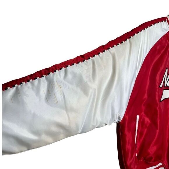 Y2K Raw Blue New York Bomber Jacket - Picture 3 of 9